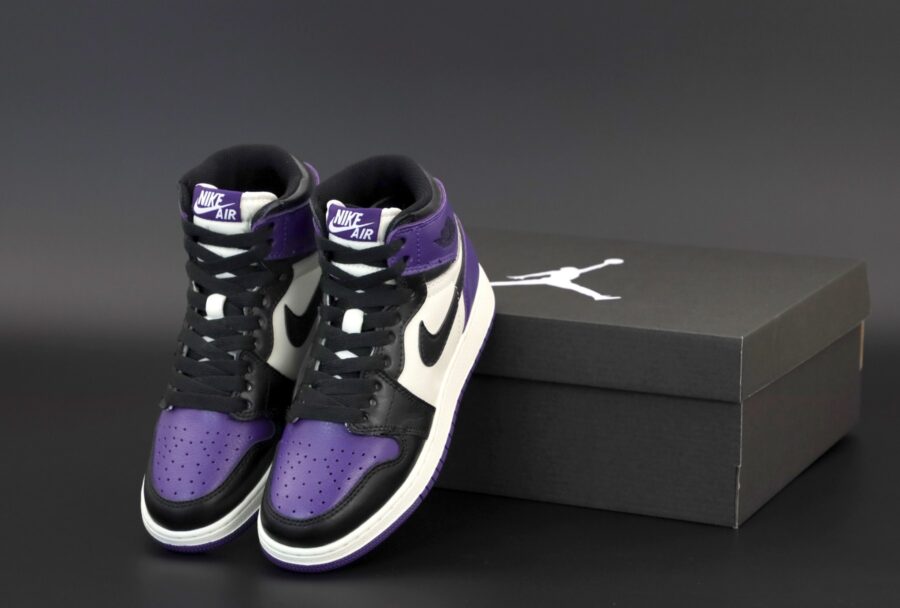 Кроссовки Nike Air Jordan 1 Retro High OG GS Court Purple
