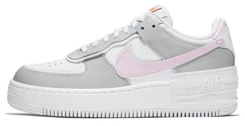 Nike Air Force Shadow white grey pink