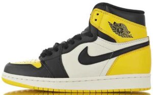 Nike Air Jordan 1 Mid "Yellow Toe/Black"