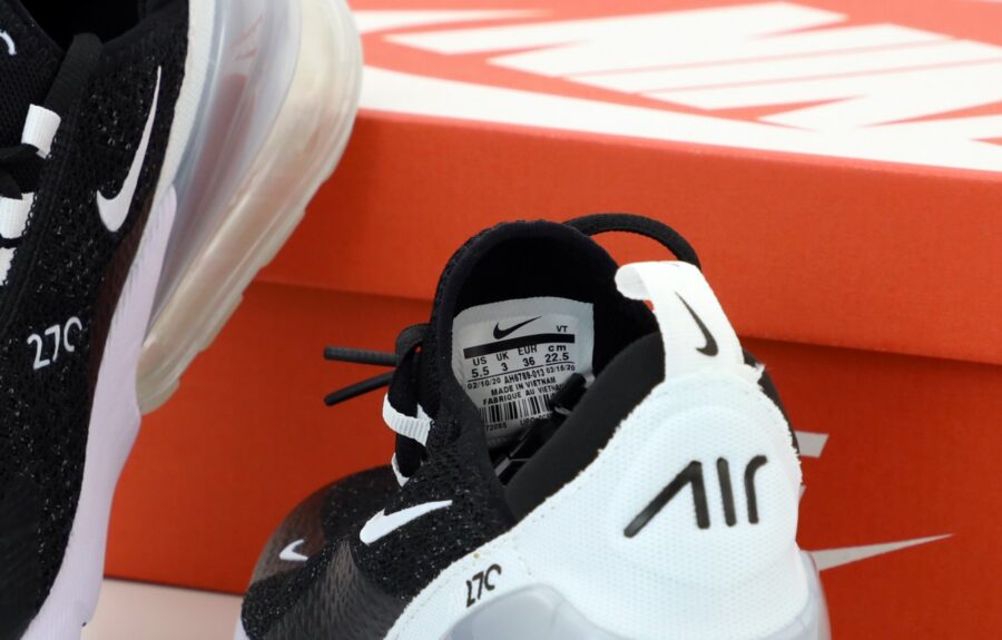 Nike Air Max 270 Black White Light Grey