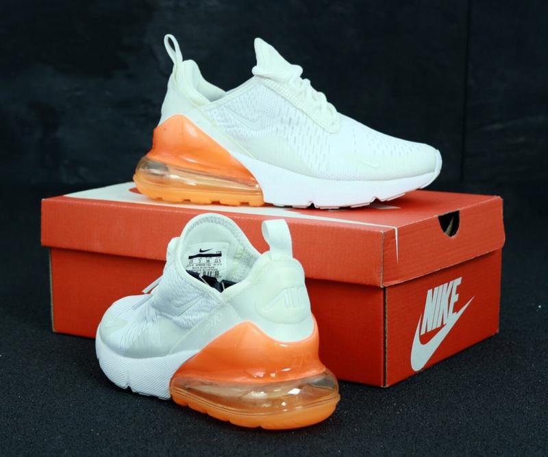 Nike Air Max 270 White Total Orange