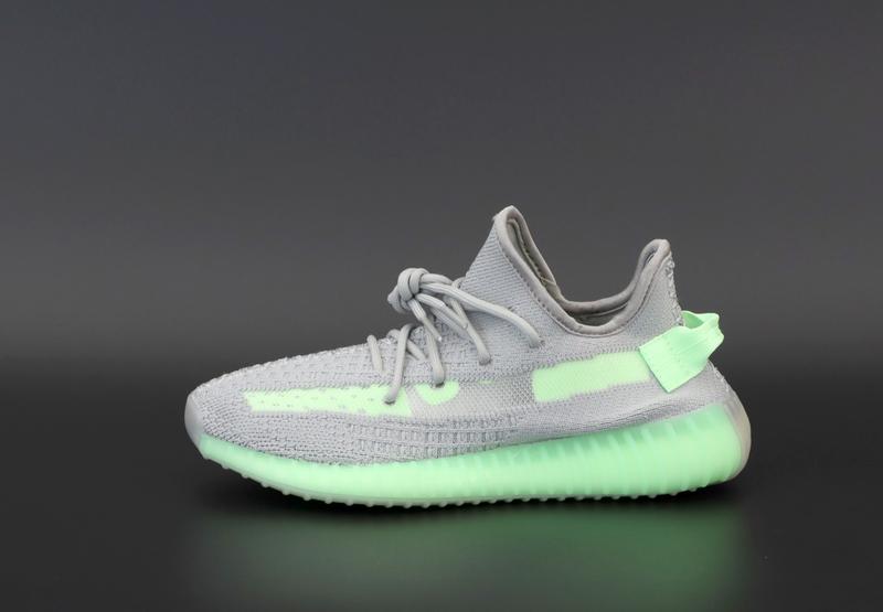 Adidas Yeezy Boost 350 v2 Grey Glow Volt Green