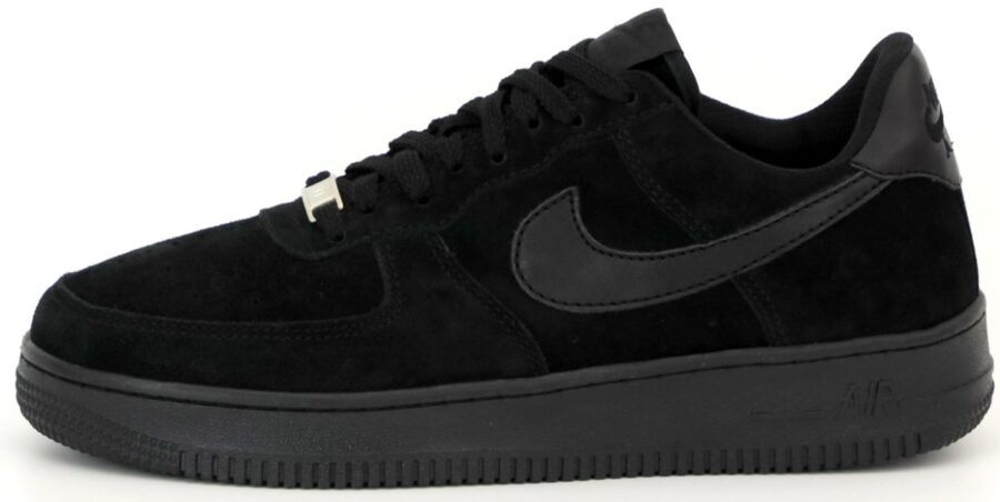 Nike Air Force 1 Low Suede Leather Triple Black