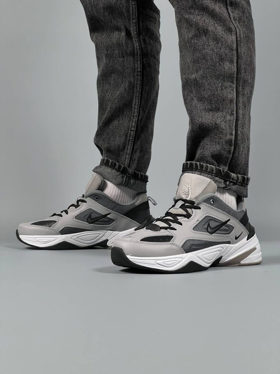 Кроссовки Nike M2K Tekno “Atmosphere Grey Black-White-Cool Grey”