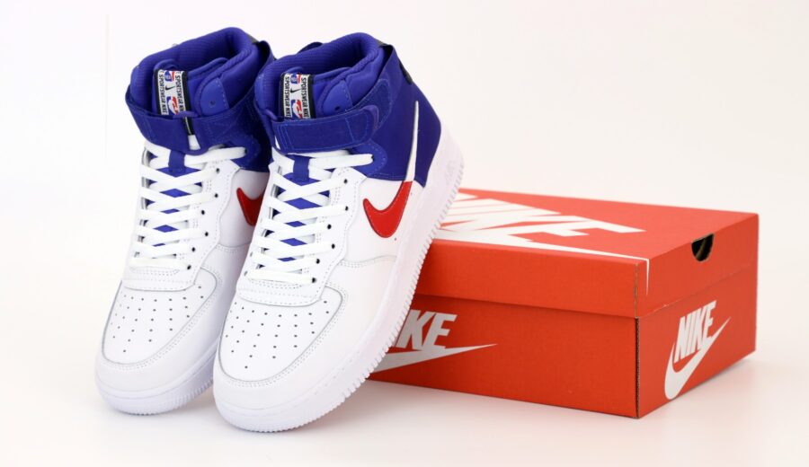 Nike Air Force 1 High '07 LV8 NBA Clippers White Blue Red