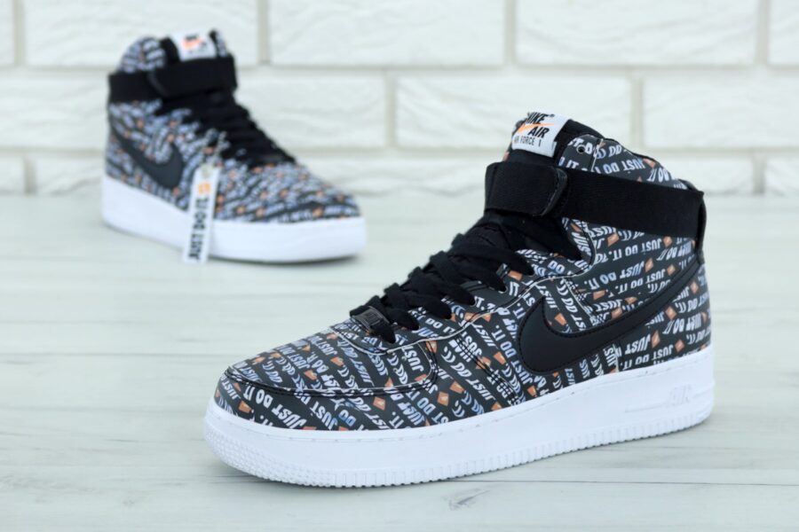 Nike Air Force 1 High Just Do It Pack Black