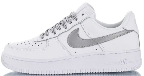 Nike Air Force 1 Low 3M Static Reflective White Wolf Grey