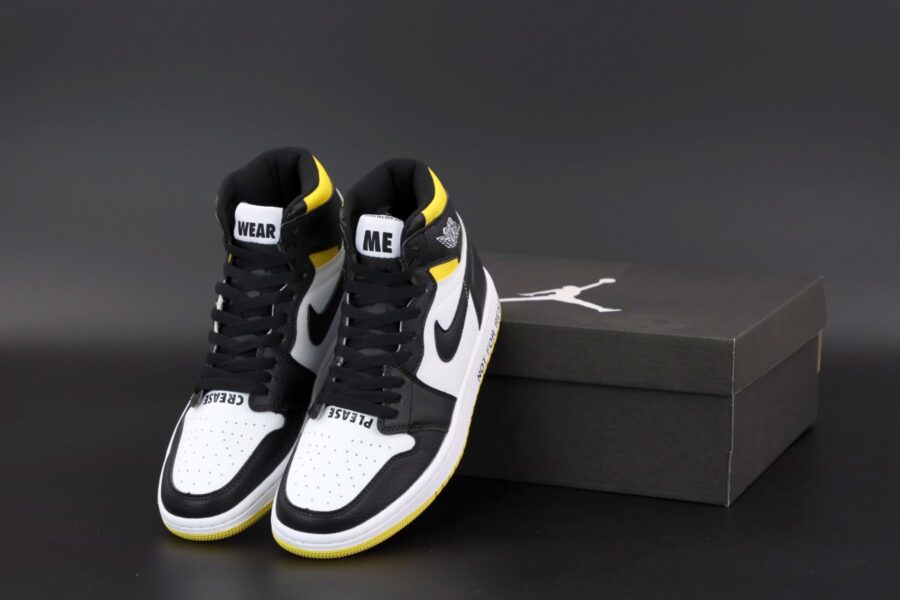 Nike Air Jordan 1 Retro High Not for Resale Sail Black-Varsity Maize