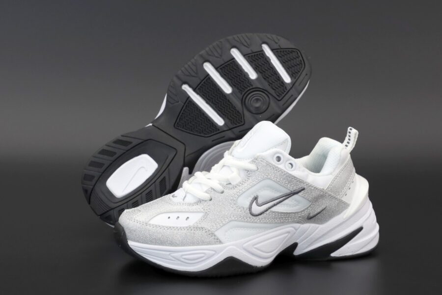 Nike M2K Tekno "White/Silver-Black"