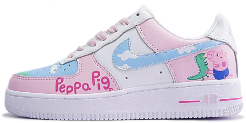 Peppa Pig x Nike Air Force 1 Low White Pink