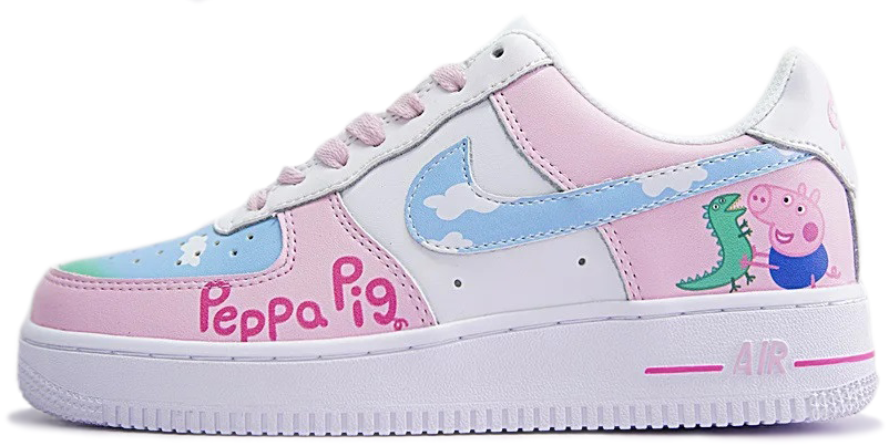 Кроссовки Peppa Pig x Nike Air Force 1 Low “White/Pink”