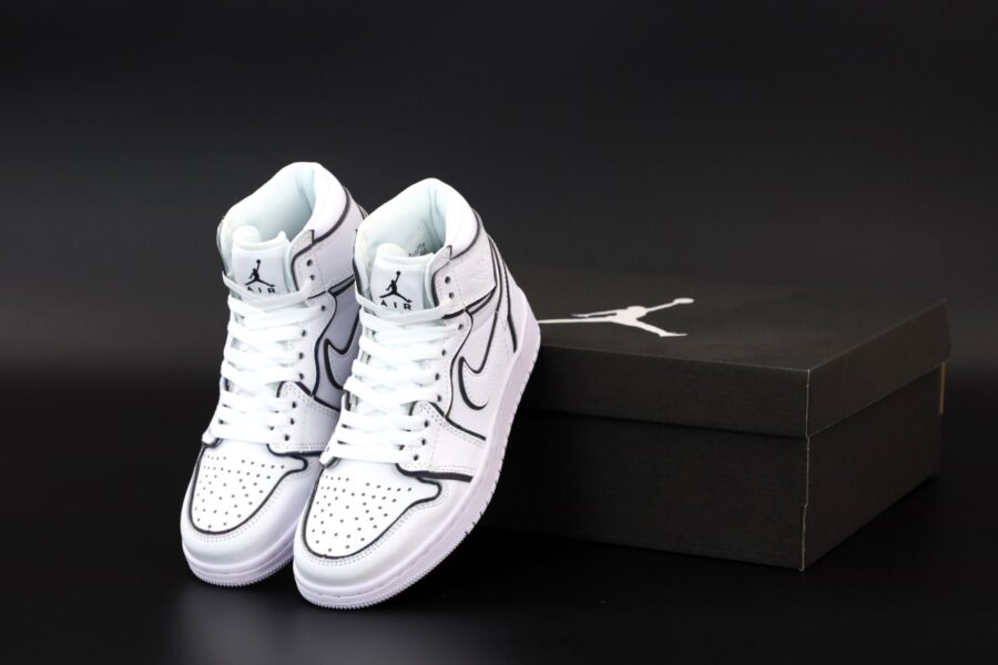 Nike Air Jordan 1 Mid SE Iridescent Reflective White