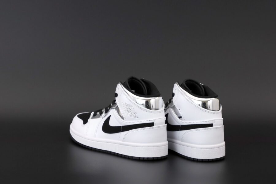 Nike Air Jordan 1 Mid Alternate Think 16 "Black/White/Silver"