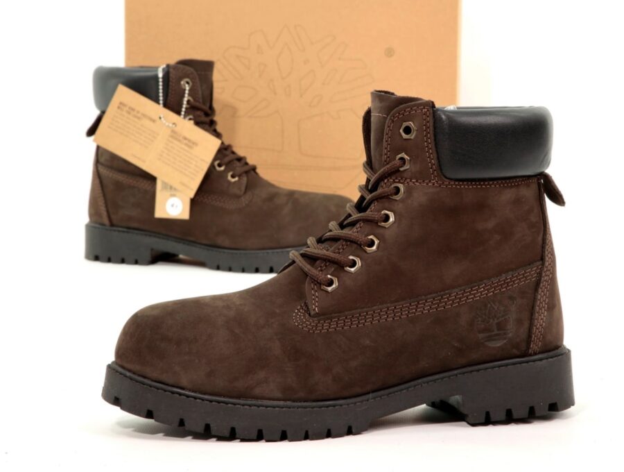 Timberland 6-Inch Premium Boot “Brown” (с мехом)