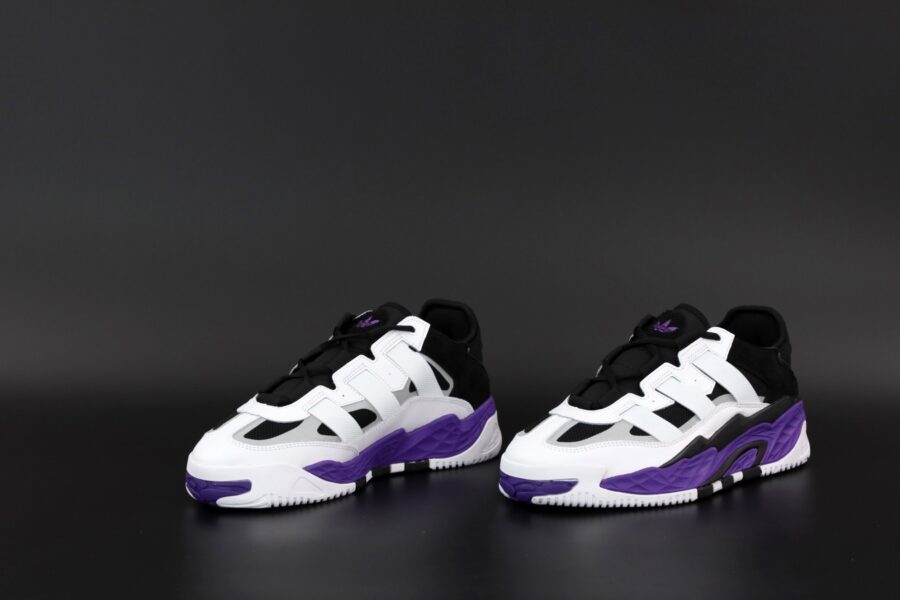 Adidas Niteball White Purple Black