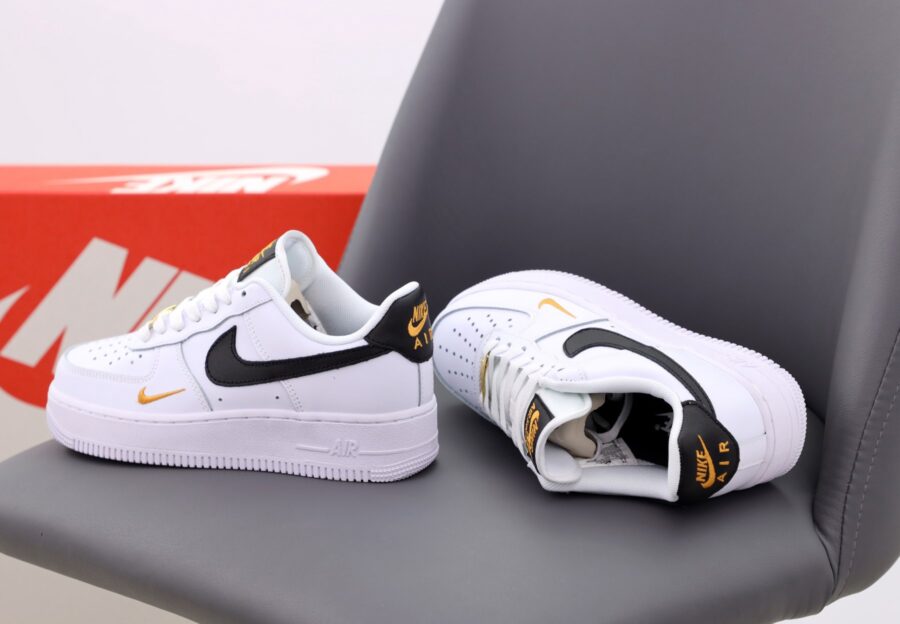 Nike Air Force 1 07 Essential "White/Black/Gold"