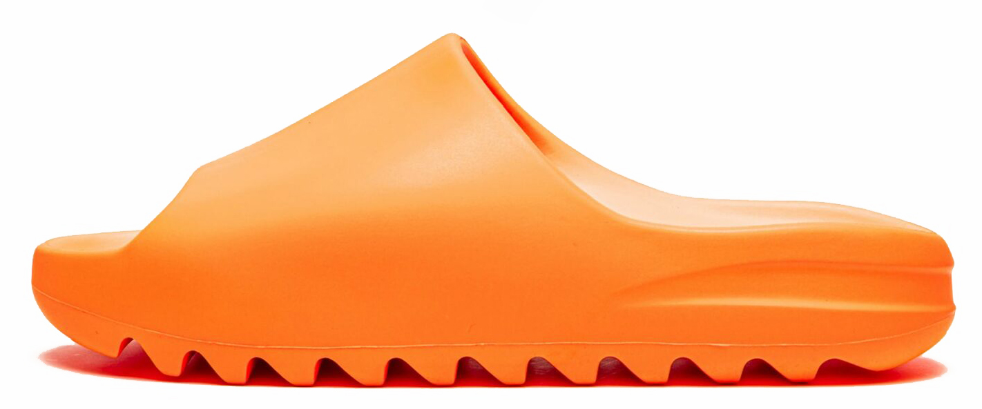 обувь - Женская обувь летняя Adidas-Yeezy-Slide-Enflame-Orange-11