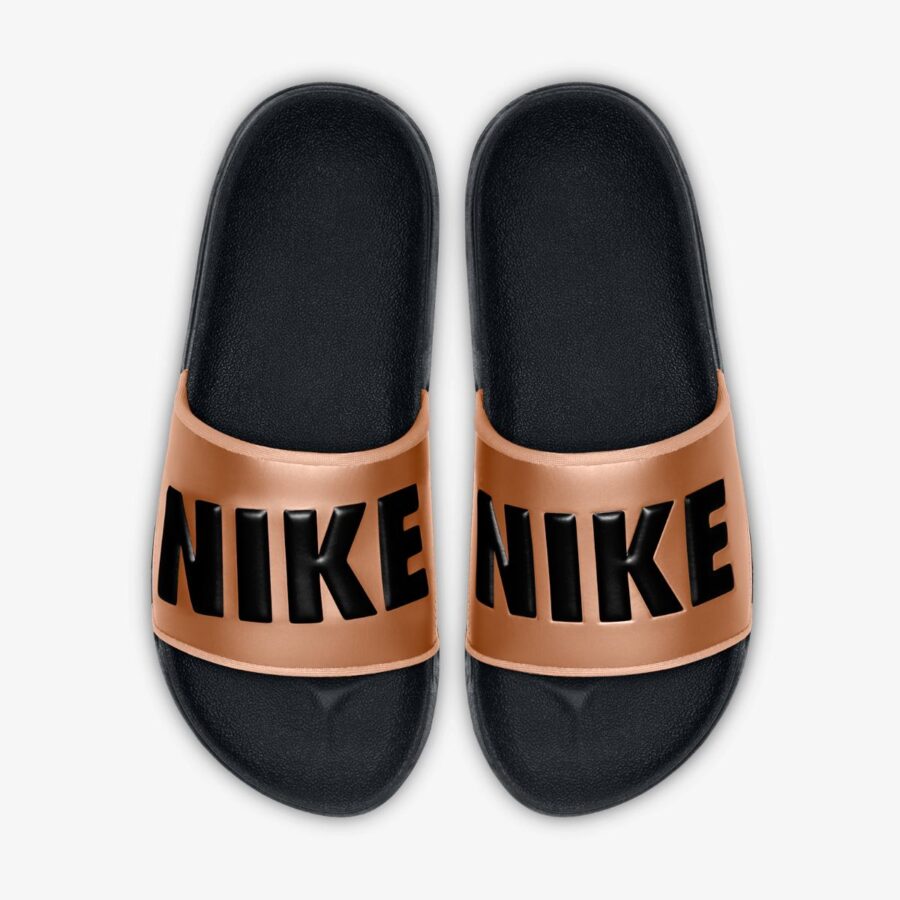Nike Women's Offcourt Slide "Black/Brown" (BQ4632-800)