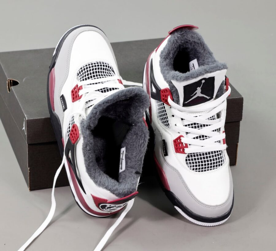 Nike Air Jordan 4 PSG С мехом