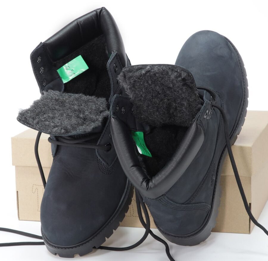 Ботинки Timberland Classic 6 inch Winter “Black” (C мехом)