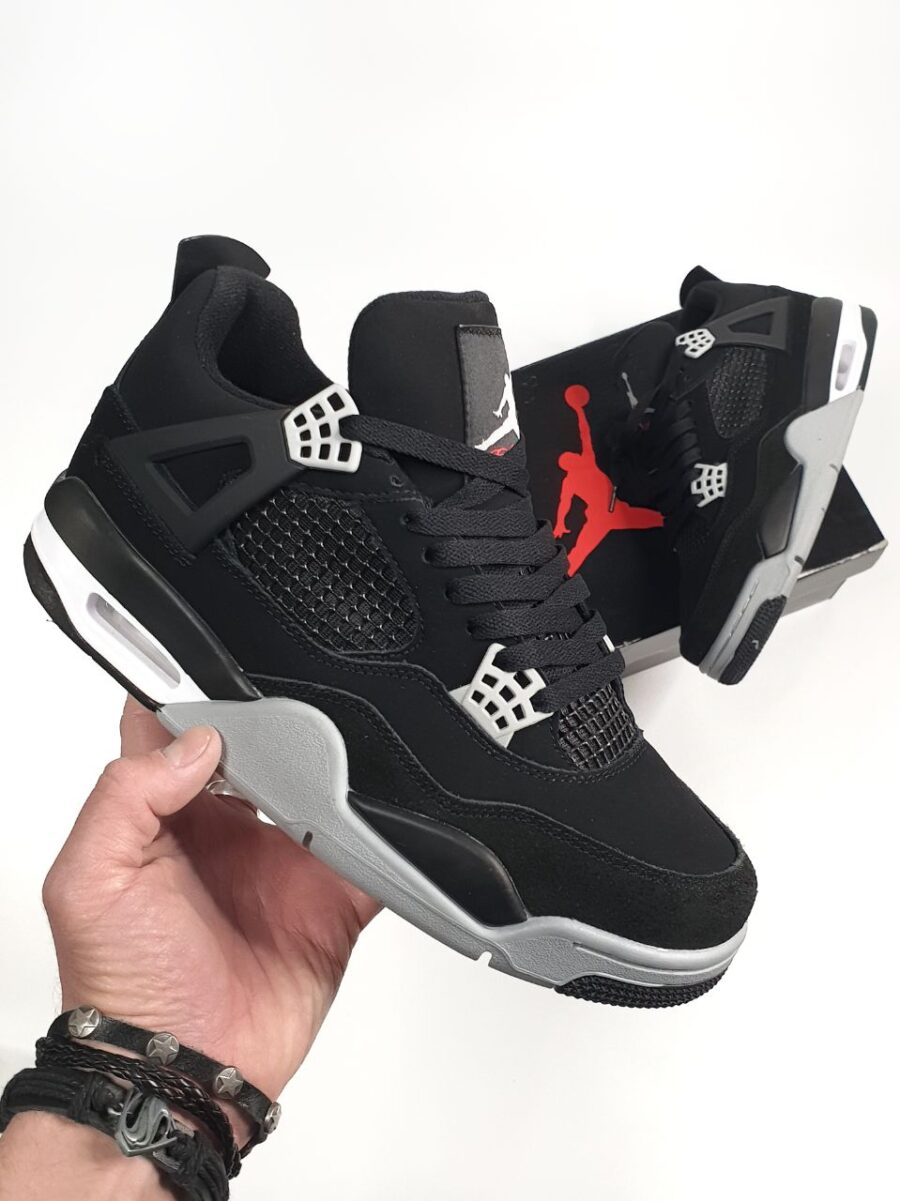Nike Air Jordan 4 Retro SE Black Canvas 1