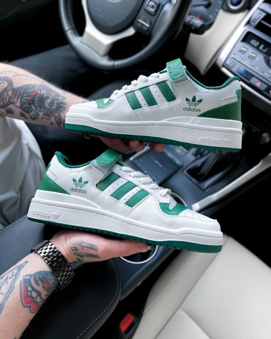 Adidas Forum White Green 5