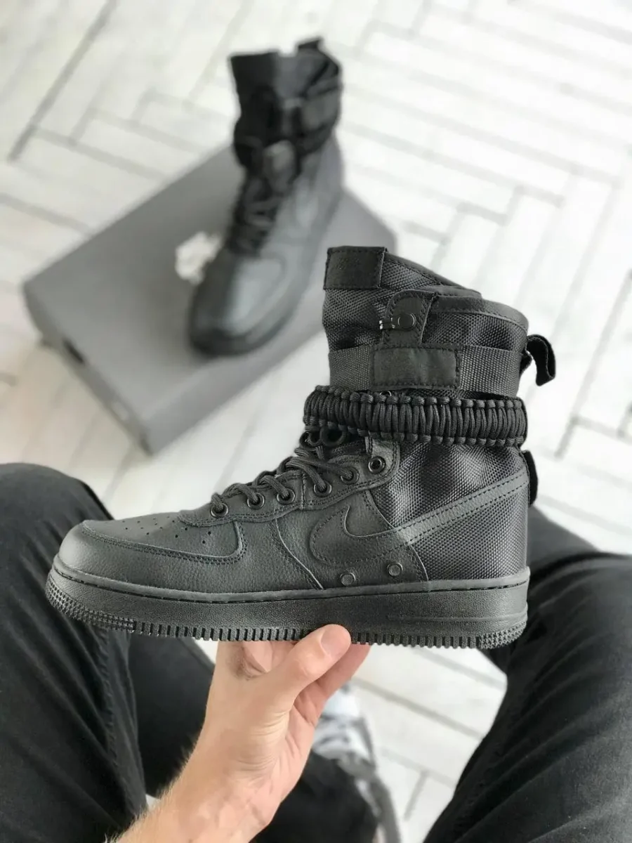 Кроссовки Nike Special Field Air Force 1 High “Triple Black”