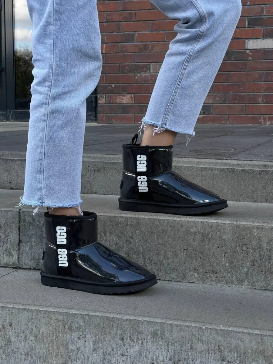 Ботинки Ugg Classic Clear Mini "Black"